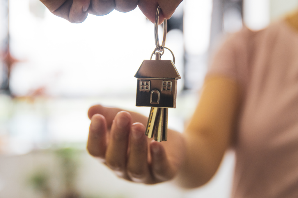 Small house keyring